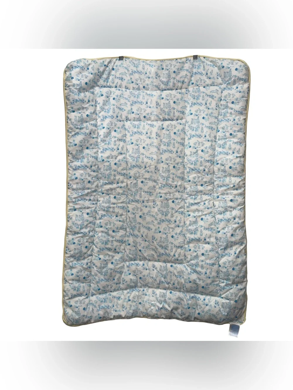VTG Martha Stewart Everyday Baby RARE Bunny Chicks Floral Quilted Crib Blanket
